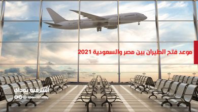 موعد عودة رحلات الطيران بين المملكة السعودية ومصر ٢٠٢١