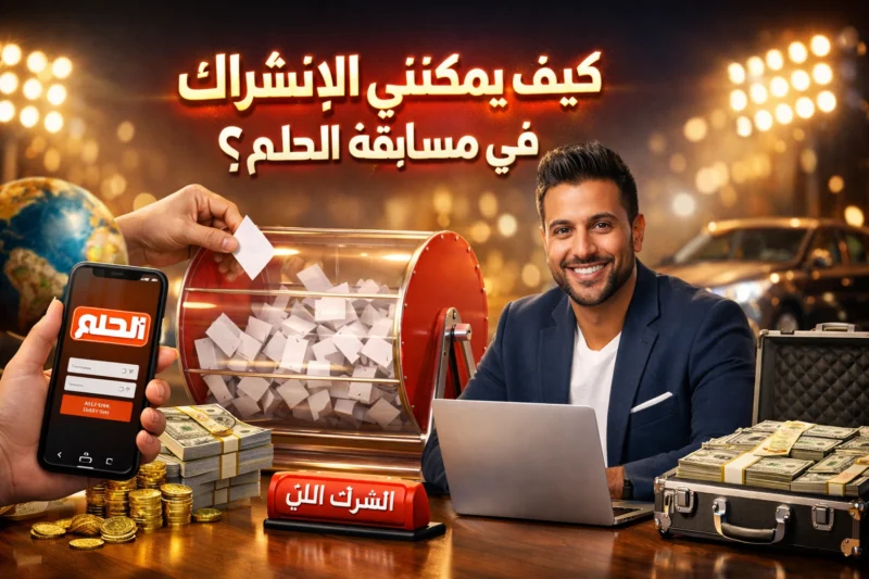 دليلك الكامل للاشتراك في مسابقة الحلم مجانا 2026 | خطوات مضمونة لفرصة الفوز الكبرى