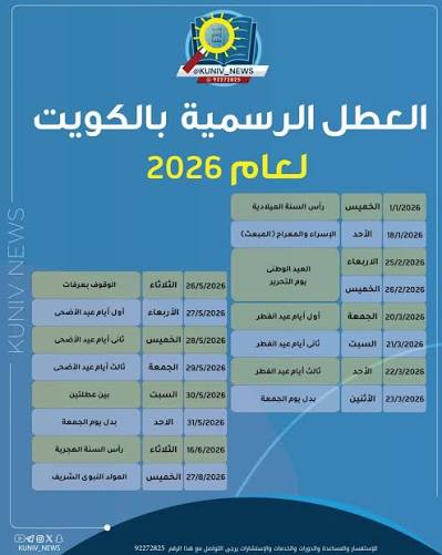 دليل العطلات الرسمية للسوق في الكويت 2024: مواعيد وجدول شامل
